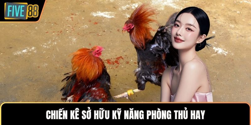 Chiến kê sở hữu kỹ năng phòng thủ hay