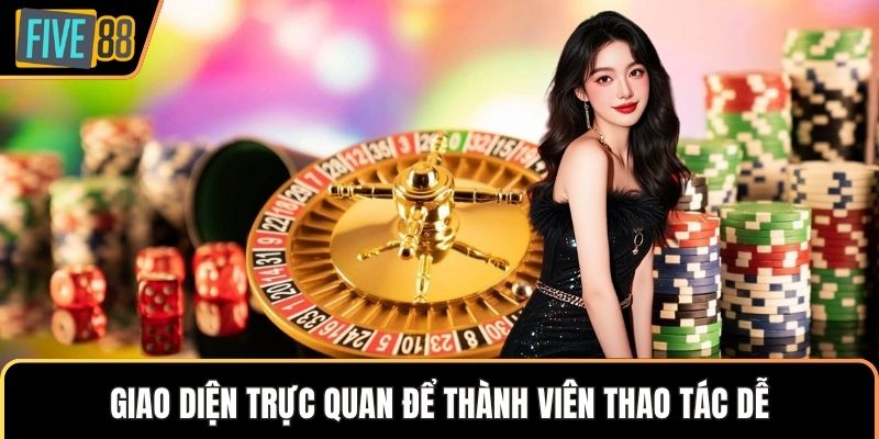 Giao diện trực quan để thành viên thao tác dễ